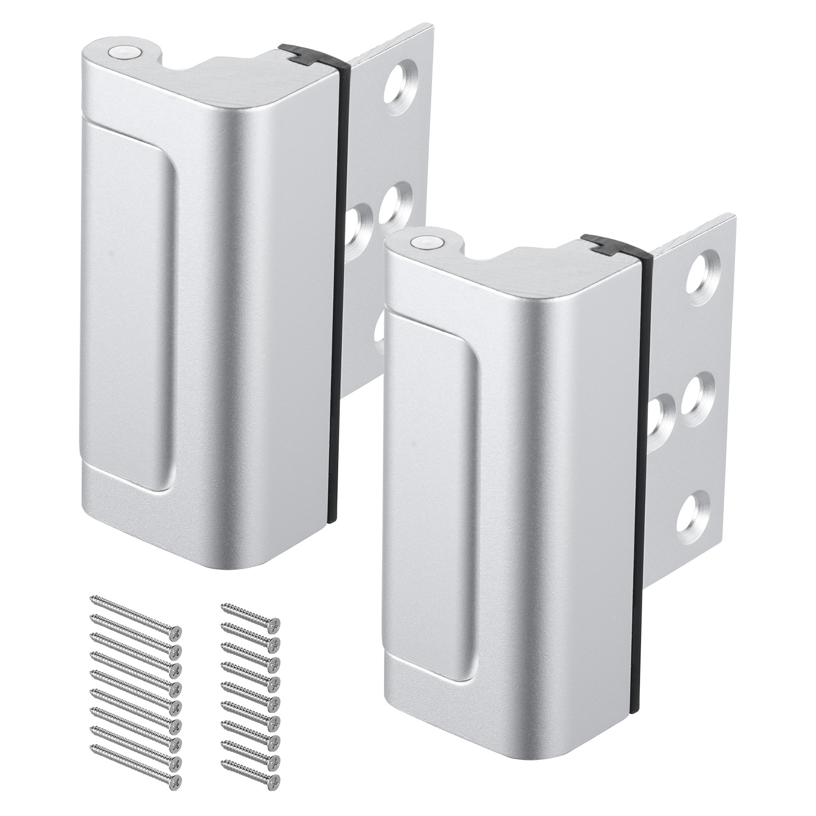 Door Reinforcement Lock Home Security Door Lock 2 Pack With 3 Inch Stop_voghion.com